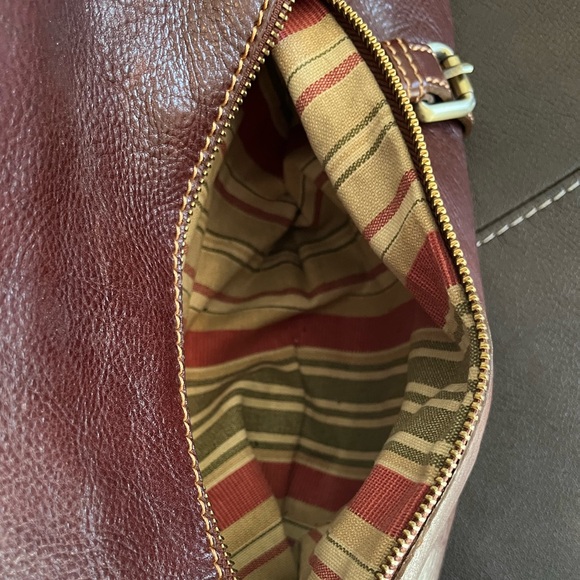 Floto Brown Leather Bag - Picture 6 of 7